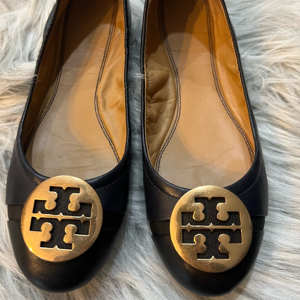 Tory Burch Minnie Cap-Toe Ballet flats- size 6.5